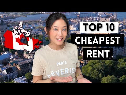 Top 10 Canadian cities with the CHEAPEST rent in 2024