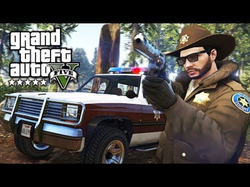 GTA 5 PLAY AS A COP MOD - NEW SHERIFF POLICE PATROL!! (GTA 5 Mods Gameplay)