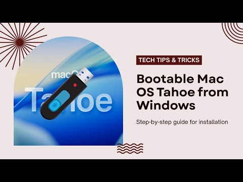 How to Create a Bootable macOS Tahoe Online Installer from Windows (Step-by-Step Guide)