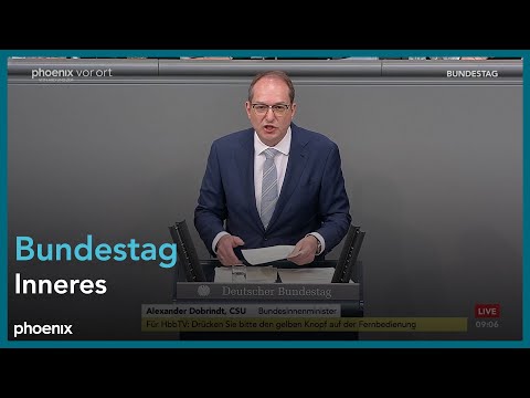 Bundestagsdebatte zum Regierungsprogramm Inneres am 15.05.25