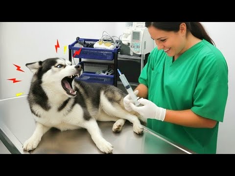 When Brave Dogs Suddenly Realize They're at the Vet 😂 Funny Dog videos 2026