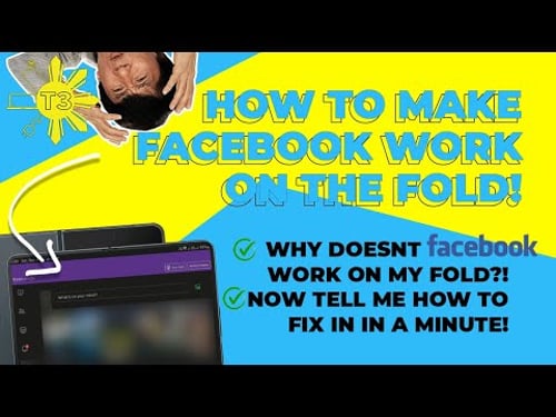 How to Remove the annoying Facebook Data Bar on a Samsung Fold / Android Phone! (2023)
