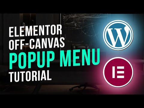 Off-Canvas Mobile Menu Popup in WordPress Elementor Pro - Tutorial