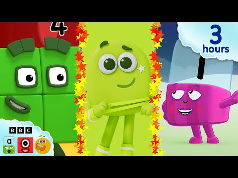 Learn to Read and Count Adventure! 📖🔢 | 3 Hours of NEW Blocks | @Blocks-Universe