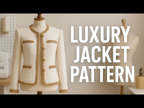 Jacket & Coat Pattern | Full Draft That Feels Designer-Made