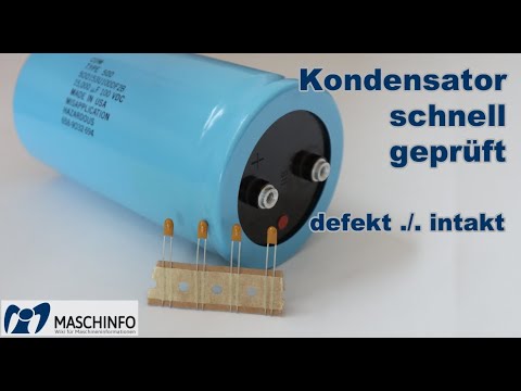 Testing Capacitors - defective vs. intact