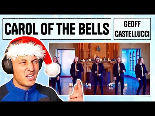 Geoff's most requested song! CAROL OF THE BELLS (low bass) | classical singer reacts & analyses