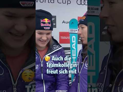 Galafahrt von Emma Aicher beim Super-G | Sportschau #shorts