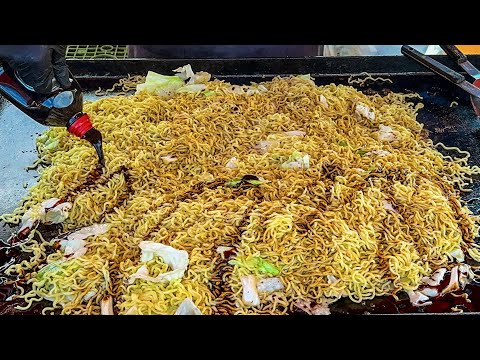 japanese street food - yakisoba compilation 焼きたて焼きそば