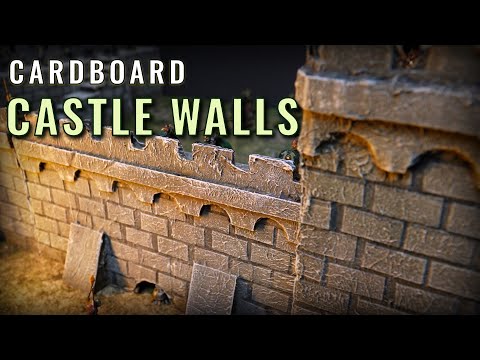 I Built Castle Terrain for almost nothing Using Only Cardboard | Beginner Terrain Tutorial