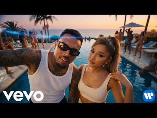 Ariana Grande, Chris Brown - Ocean Breeze (ft. Tyga, Tate McRae) | (Official Lyrics Video) 2026