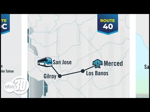 New thruway bus route cuts travel time between Merced and the Bay Area