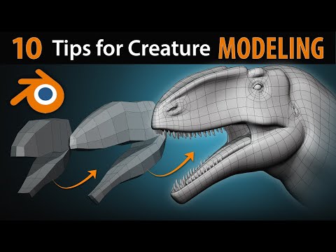 10 Tips for Creature Modeling in Blender