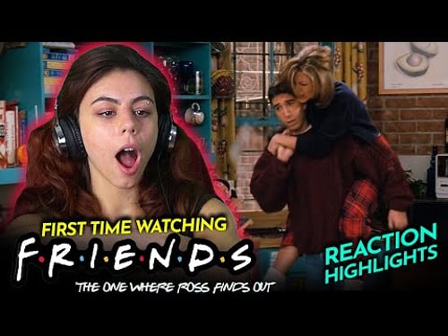 Leia squeals for FRIENDS 2x7 "The One Where Ross Finds Out" (1995) TV Reaction FIRST TIME WATCHING