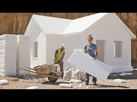 Cheap Styrofoam house,I can't believe it! I never thought of these ingenious Construction Techniques