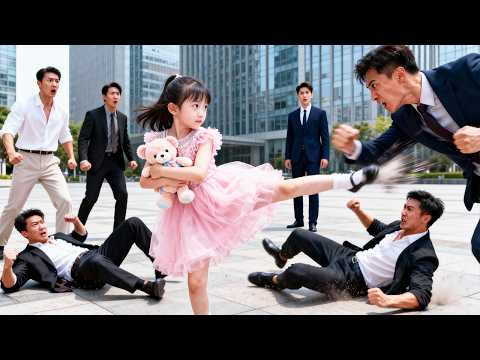 Adorable Girl with a Doll Reveals Hidden Martial Arts Skills—Takes Down Five Thugs to Save the CEO!