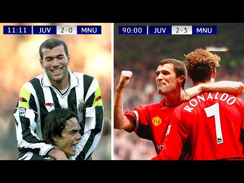 Roy Keane Silenced Zidane and Led the Unforgettable Comeback | Juventus vs Manchester United (1999)