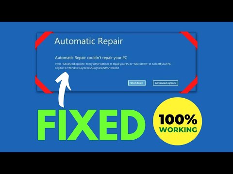 ✔️Automatic Repair Couldn't Repair Your PC Windows 10 - Easy Fix Automatic Repair Loop
