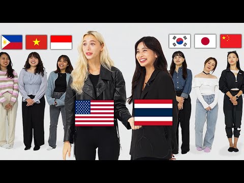 American guess 7 Asians' Nationality!! (What country I'm From?)