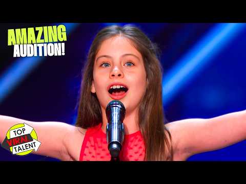 10 Year Old Opera Singer BLOWS Simon AWAY! Best Version He’s EVER Heard 😲