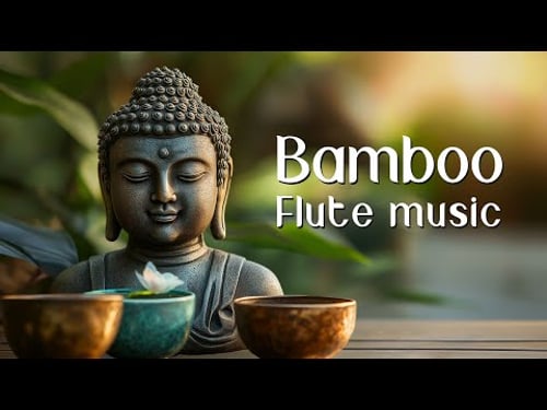 Bamboo Bliss โข Relaxing Flute Music โข Calming Bamboo Flute, Zen, Sleep Music