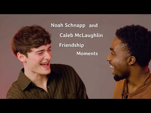 Noah Schnapp and Caleb McLaughlin Friendship Moments