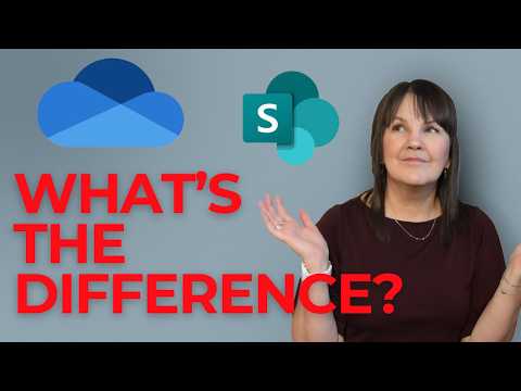 OneDrive vs SharePoint: Whatβs the Difference? | When to Use Each Microsoft Cloud Tool