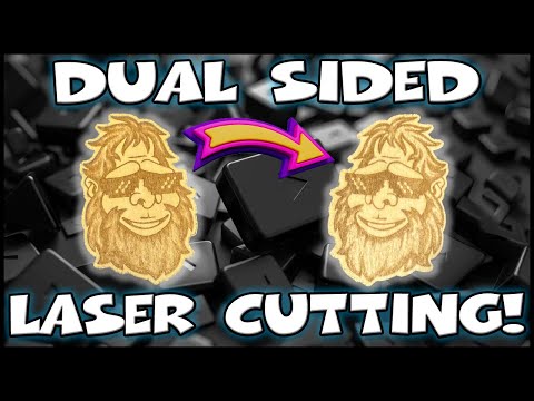 Custom Shaped Dual Sided Laser Cutting/Engraving!!!