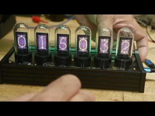 #1558 Fake Nixie Clock