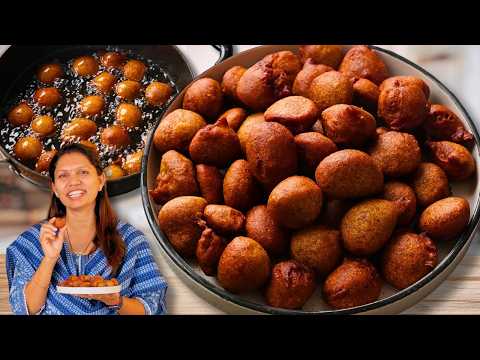 Gulgule Recipe | गेहूँ के आटे से और गुड़ से बनाये सॉफ्ट गुलगुले | Ramadan Recipe | Kabitaskitchen