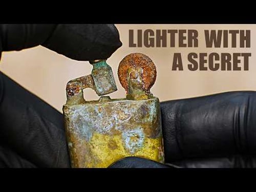 Antique Lighter Restoration – Hidden Message Found!
