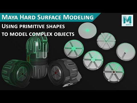 Maya Hard Surface Modeling - Complex Objects with Primitive Shapes
