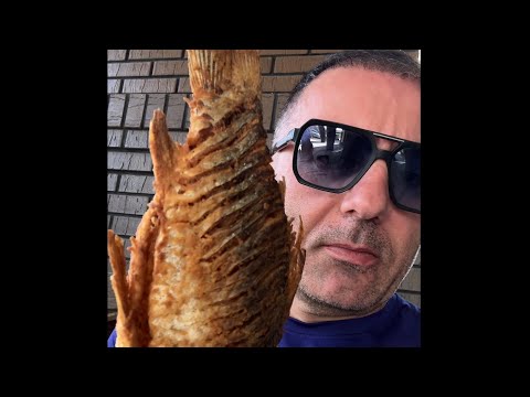 Загуляли пацаны. Жарим рыбу с друзьями. Кавказский рынок