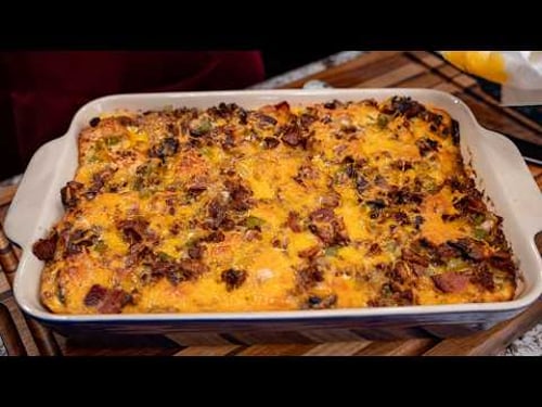The ULTIMATE Biscuit, Sausage & Gravy Breakfast Casserole