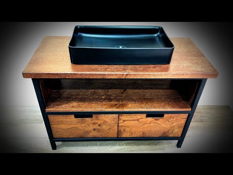 Washbasin cabinet. Тумба под раковину в стиле Loft.