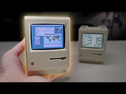 I turned a CLOCK into a vintage Mac!