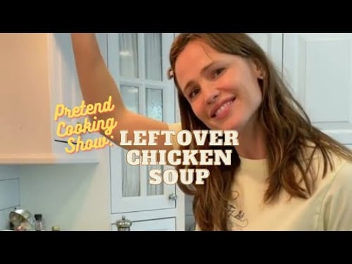 Pretend Cooking Show: Leftover Chicken Soup