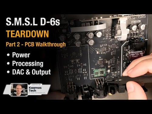 S.M.S.L D-6s DAC Teardown Pt.2: PCB Details and Main Components.
