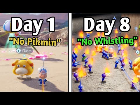 Pikmin 4, but there's a different challenge every day