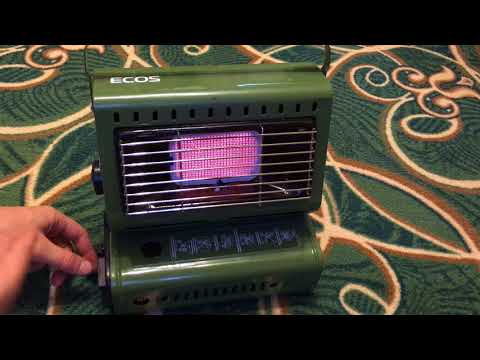 Инфракрасный газовый обогреватель в палатку на зимнюю рыбалку