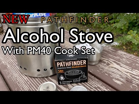 Lunch with the NEW Pathfinder Alcohol stove and PFM40 Cook Set
