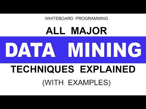 All Major Data Mining Techniques Explained With Examples