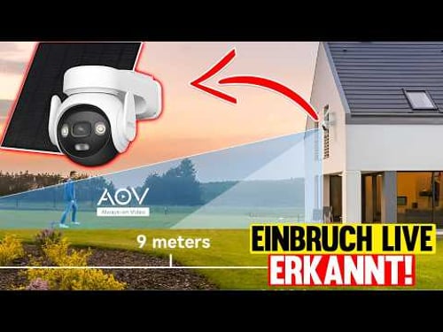 IMOU AOV PT 5MP Überwachungskamera: 24/7 Aufzeichnung – Unabhängig von Strom & WLAN!