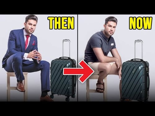 Stop Wearing Pajamas! Why Men Stopped Dressing Sharp To Travel