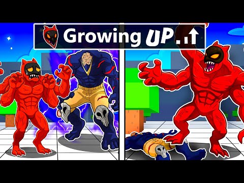 Growing Up as KAIJU ULTIMATE in Roblox Strongest Battlegrounds!