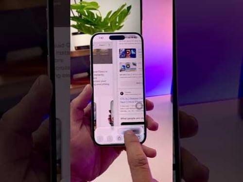 2026 iPhone Safari Hidden Gestures iOS 26.3 #shorts #appleiphone