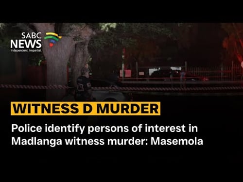 Police identify persons of interest in Madlanga witness murder: Masemola