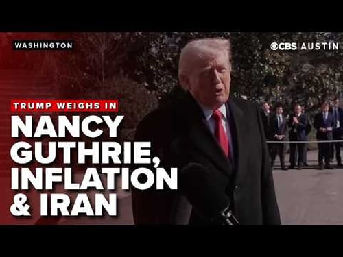 Trump says 'progress has been made' with FBI on NANCY GUTHRIE case