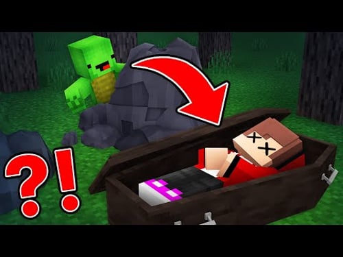 How Mikey Found JJ Grave in Minecraft Maizen ! - Maizen