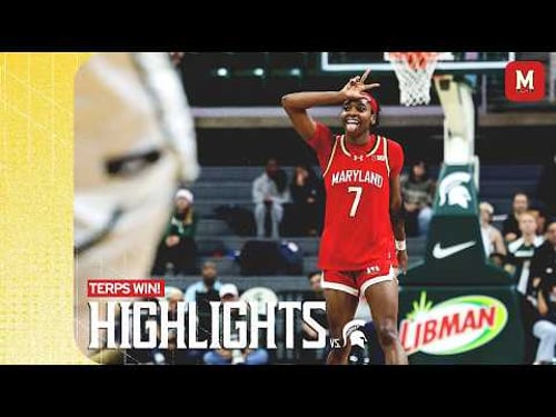 Maryland Women's Basketball Highlights | Michigan State